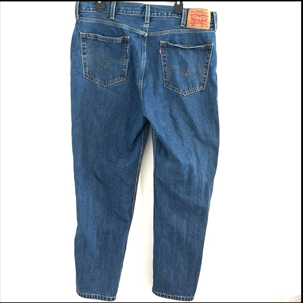 Men’s 550 Levi's W38 L32 Relaxed Fit Denim Jeans - Classic Blue